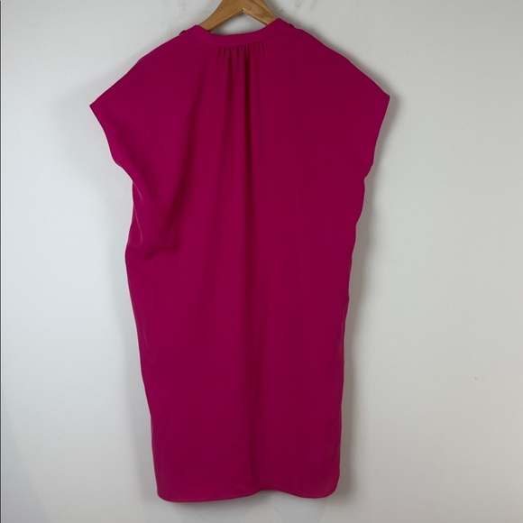 Vince Pink Popover Poplin Dress Size Extra Small - Picture 4 of 7